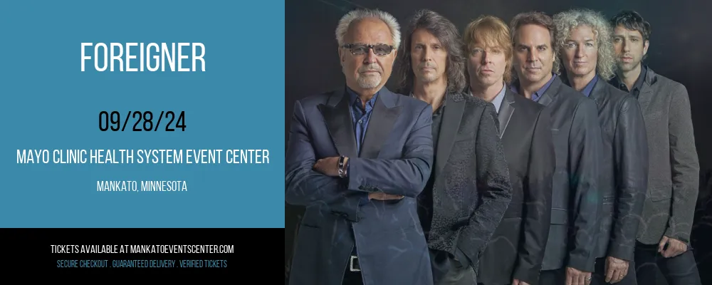 Foreigner at Mayo Clinic Health System Event Center